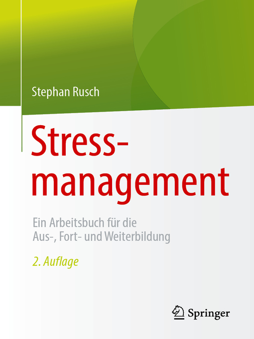 Title details for Stressmanagement by Stephan Rusch - Available